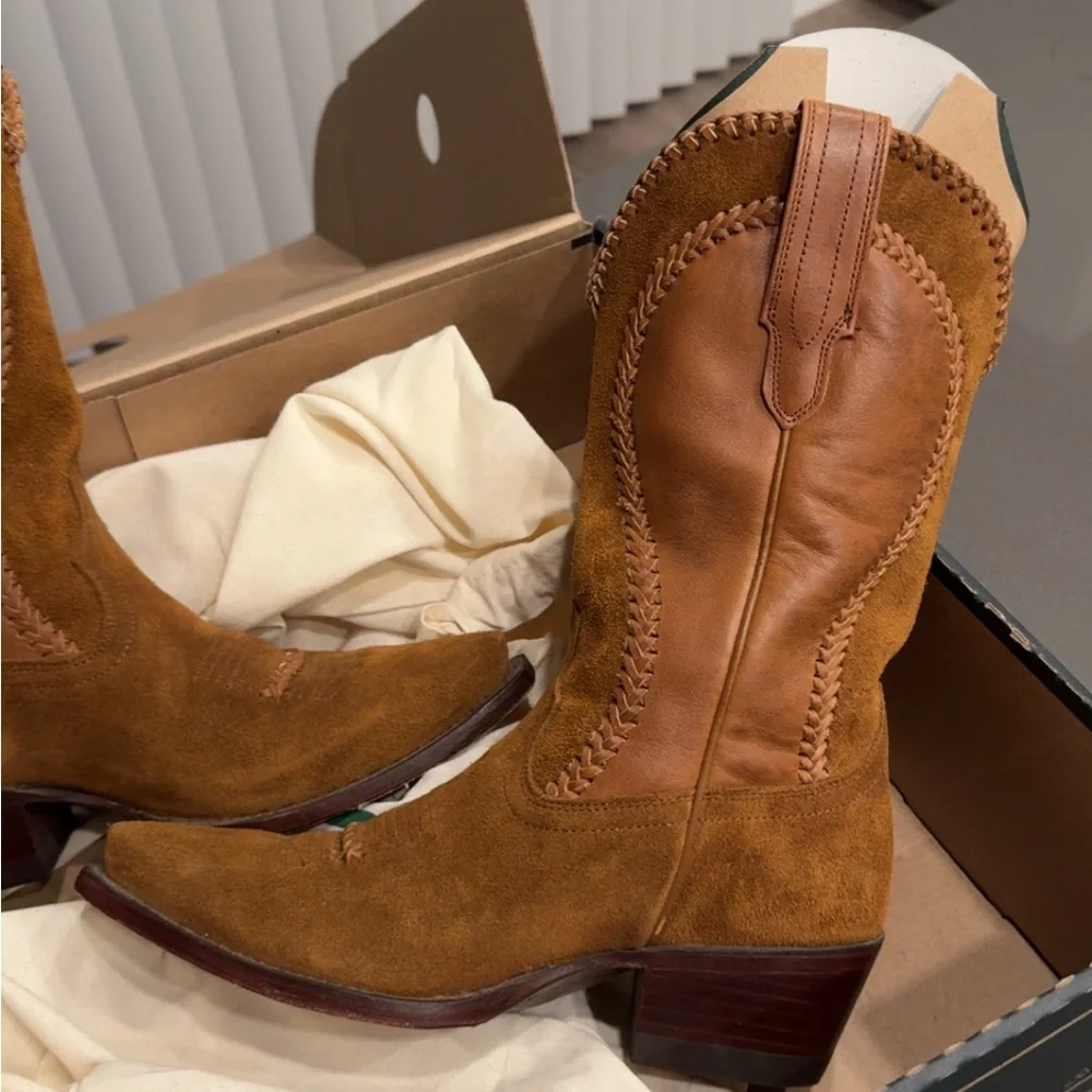 Tecovas Sadie Braid boot in Sienna 6.5